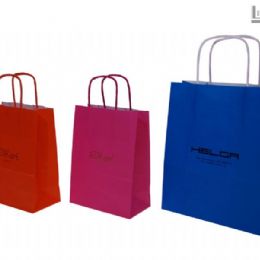 SHOPPING BAGS ECO MOD. SL CARTA KRAFT COLOR RITORTO
