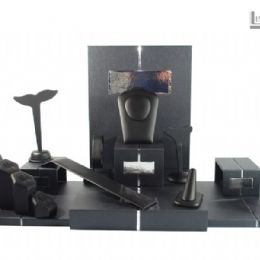 VETRINA IN SIMILPELLE WD1