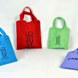 BORSA IN STOFFA MOD. LUCIA FELTRO PIATTA