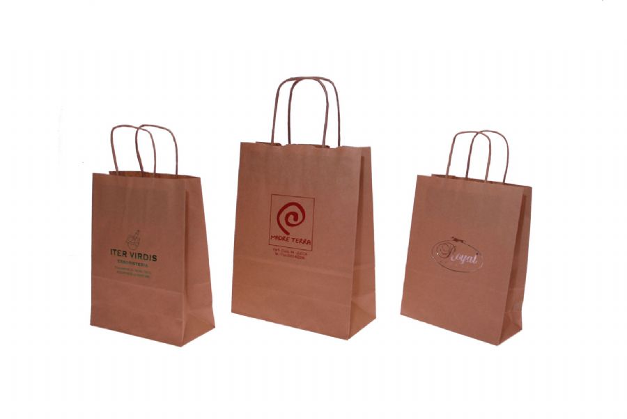 SHOPPING BAGS ECO MOD. ML KRAFT AVANA RITORTO