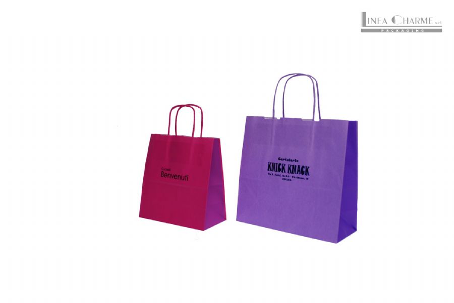 SHOPPING BAGS ECO KRAFT BICOLORE RITORTO