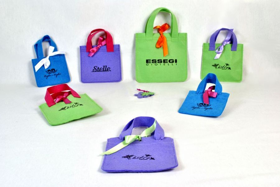 BORSA IN STOFFA MOD. LUCILLA FELTRO