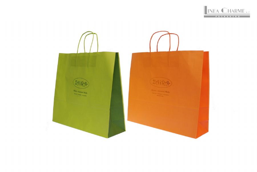 SHOPPING BAGS ECO KRAFT BICOLORE RITORTO