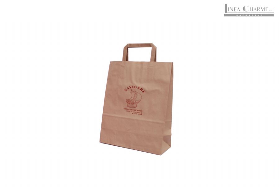 SHOPPING BAGS ECO MOD.SF SEALING COLOR PIATTO